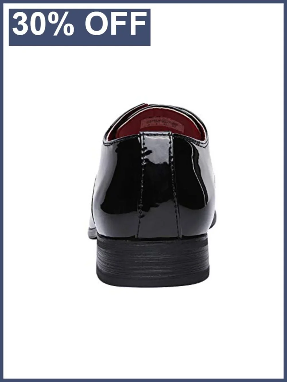 Faux Patent Leather Tuxedo Dress Oxford Wedding Party Oxfords